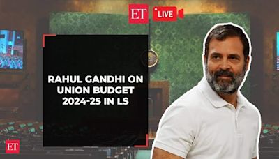 Rahul Gandhi speaks on the Union Budget 2024 in Lok Sabha | Live