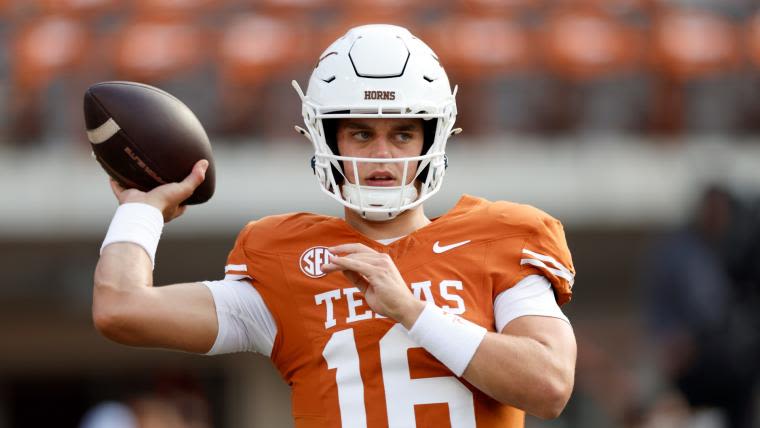 Arch Manning stats today: Texas QB wows in relief vs. UTSA after Quinn Ewers' injury | Sporting News Canada