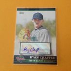 Ryan Chaffee 簽 Cedar Rapids Kernes Upper Deck world of sports PDA- RC