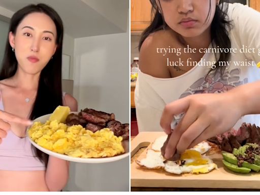 Behold the 'carnivore board.' How a plate of steak, eggs and cheese became the new 'girl dinner.'