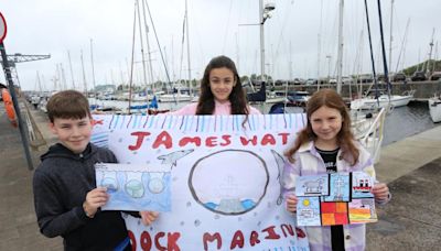 Greenock schoolgirl wins James Watt Dock Marina flag competition