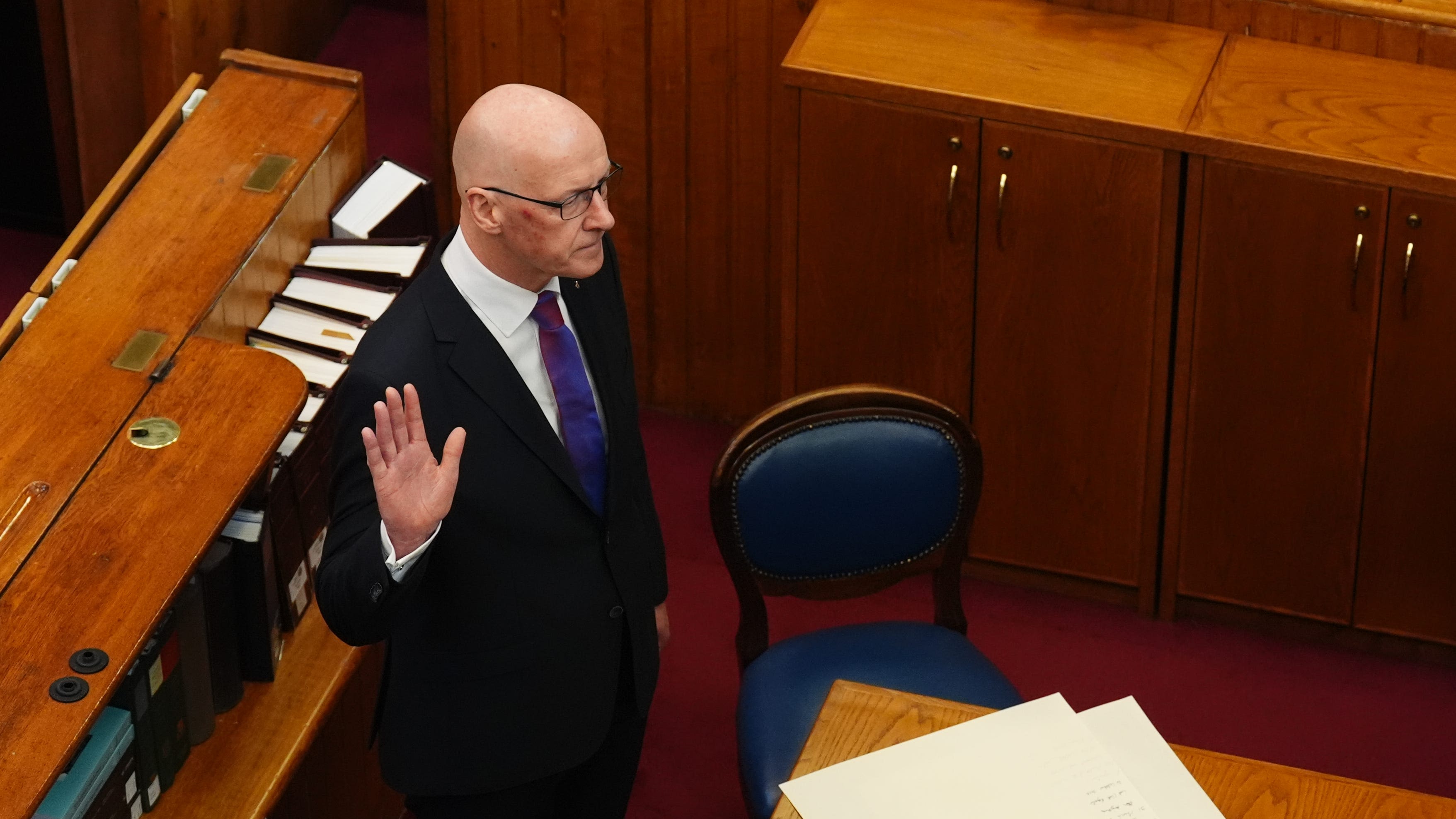 Swinney sworn in as Scotland’s First Minister in ‘overwhelming’ ceremony