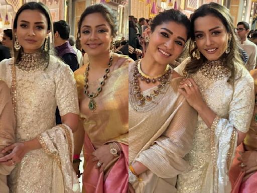 Mahesh Babu's wife Namrata Shirodkar shares picture perfect moment with Jyothika, Nayanthara from Anant-Radhika wedding