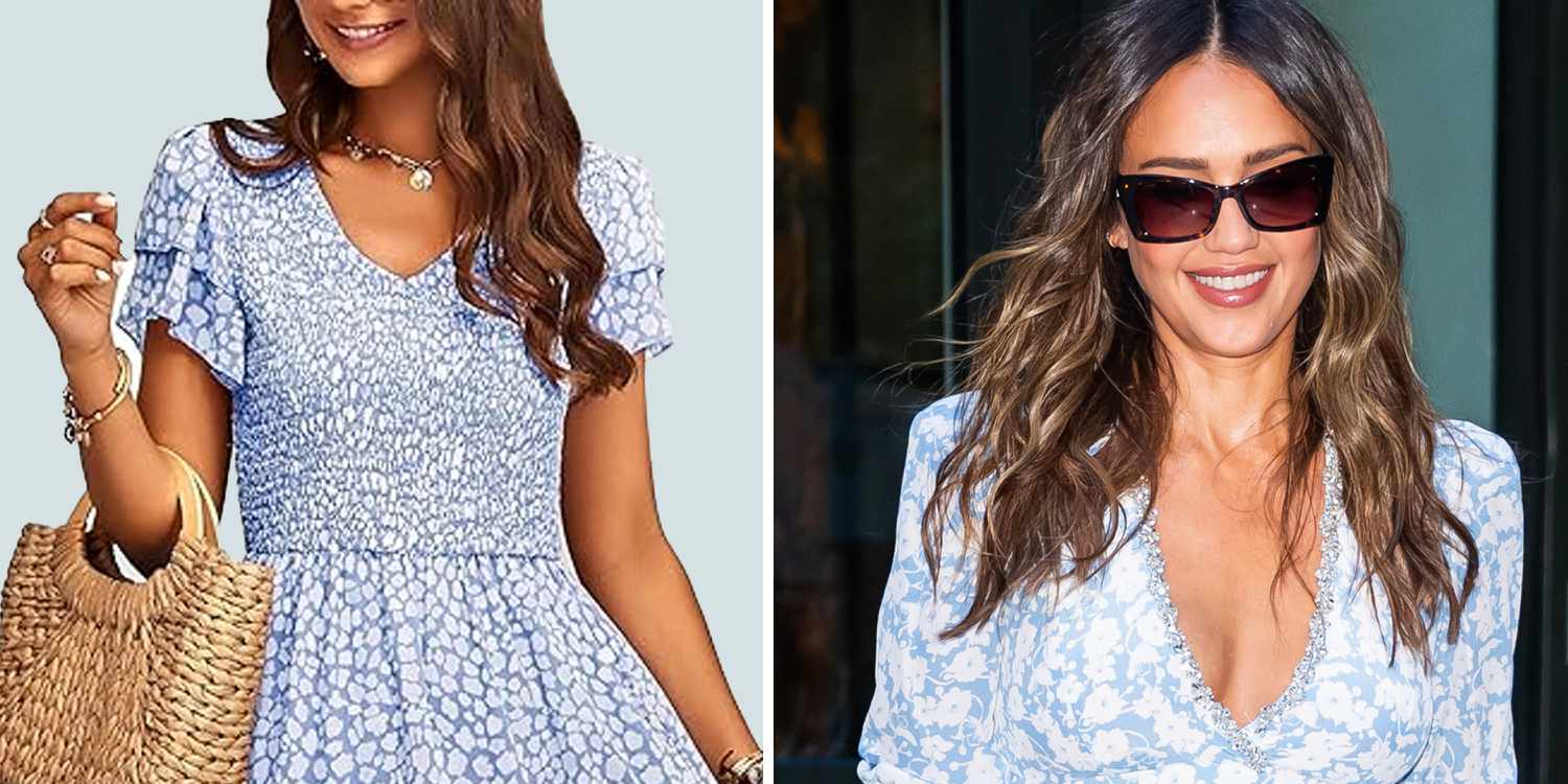 Jessica Alba’s Effortless Look Makes a Case for Bringing Florals Into Fall