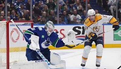 Canucks goalie Thatcher Demko will miss Game 2 against Predators