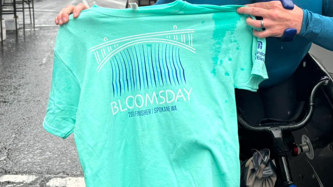 Here's the 2024 Bloomsday finisher T-shirt