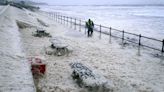 In Pictures: Storm Babet brings unprecedented flooding and huge waves