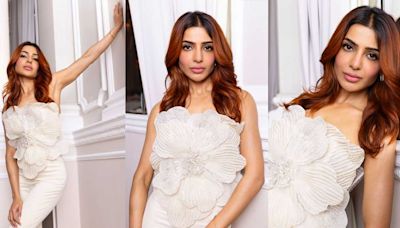 Samantha dazzles fans in stunning white outfit as she promotes Citadel: Honey Bunny