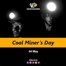 Coal Miners Day | Coal miners, Coal mining, Coal