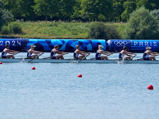 Repechage next for Coffey, U.S. women's eight after falling short in prelim at Olympics
