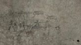 Descubren dibujos de gladiadores y cazadores realizados por niños en las paredes de Pompeya