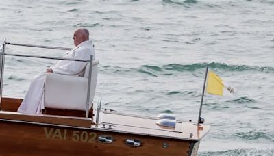 Le foto della visita di papa Francesco a Venezia