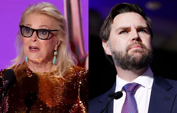 Candice Bergen takes a dig at JD Vance in her Emmys speech