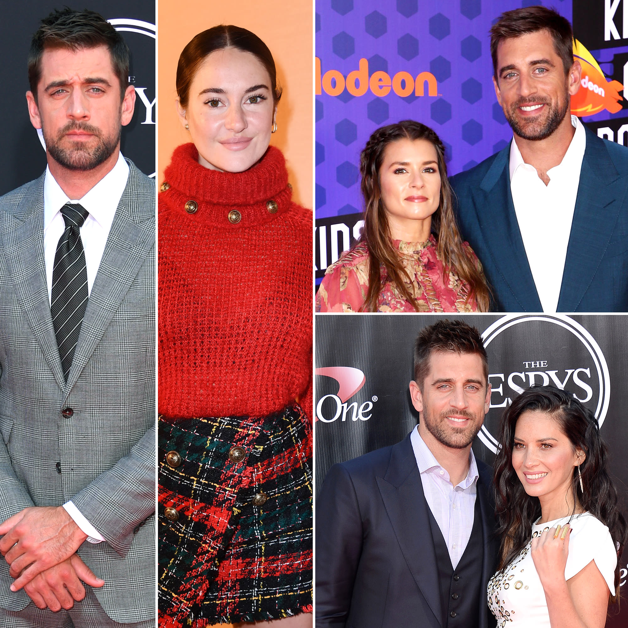 Aaron Rodgers’ Dating History: Shailene Woodley, Danica Patrick, Olivia Munn and More