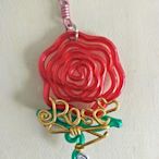 玫瑰花，玫瑰,rose,鑰匙圈（不含字）