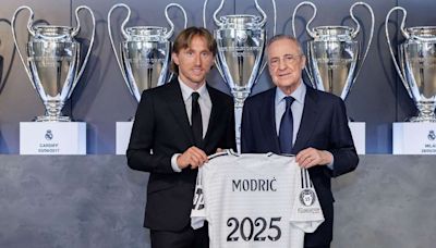 Luka Modrić renova com o Real Madrid até o final da próxima temporada