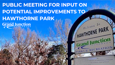 Public meeting on Hawthorne Park improvements