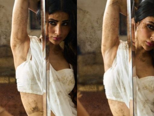 Sexy! Mouni Roy Raises Heat As She Flaunts Her Bombshell Body In Sleek White Saree; See Hot Photos - News18