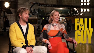 Ryan Gosling & Emily Blunt Talk ‘The Fall Guy’ Action & Working With Each Other For The First Time