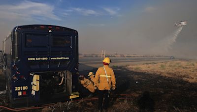 California firefighters make significant progress against wildfire east of San Francisco Bay