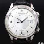 【鑫瑞鐘錶】Jaeger-LeCoultre JLC 積家 Master 大師系列 鬧鈴 Q1418430 未使用品