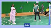 Watch: President Droupadi Murmu engages in a friendly badminton match with champion shuttler Saina Nehwal