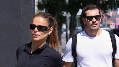 'DWTS' Partners Brooks Nader and Gleb Savchenko Seen Playfully Packing on the PDA as They Leave Rehearsal