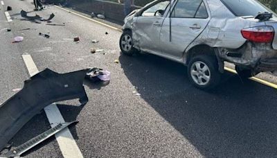 國道1號桃園段驚悚車禍！女駕駛拋出車外 當場腦漿外溢不治身亡