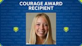 Brooklyn Lyles receives Courage Award at OKC Metro High School Sports Awards