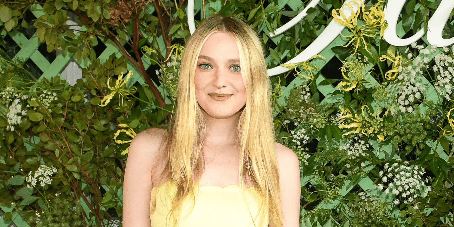 Dakota Fanning Wore a Breezy Sundress in Summer's Hottest Color Trend