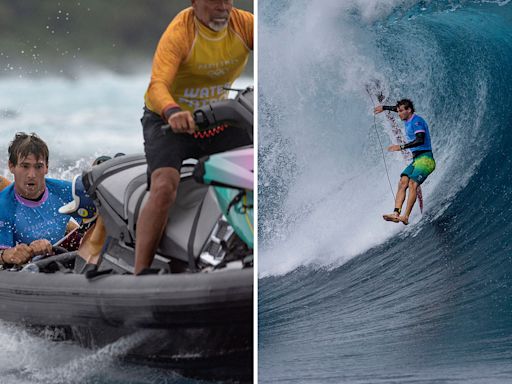 Olympics star nearly drowns as he's rescued from 'most dangerous place on Earth'