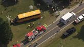 Driver tied to Johnston County school bus hit and run arrested, students taken to hospital