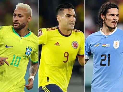 De Neymar a Falcao: la selección de los ausentes en la Copa América 2024