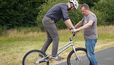 Cambuslang and Rutherglen locals on their bike for Clyde Cycle Park’s open day