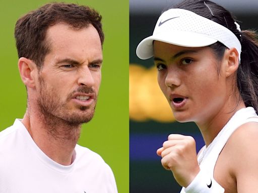 Andy Murray and Emma Raducanu to play mixed doubles at Wimbledon