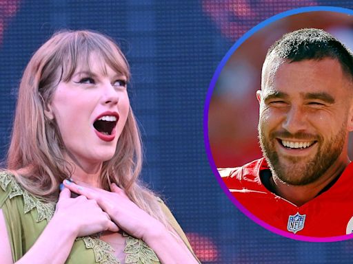 Taylor Swift Beams When Travis Kelce Appears to Surprise Her in Dublin