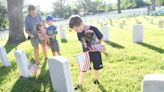 Alexandria VA welcomes community back for flag placement tradition