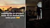 Students Sneak Into Principal's Home For A Sleepover As Their Senior Prank