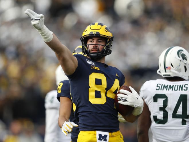 Former Michigan tight end Sean McKeon signs with Lions