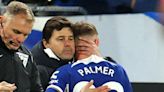 Cole Palmer and Chelsea players react to shock Mauricio Pochettino exit