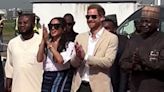 Meghan Markle Wears Traditional Skirt Gifted to Her in Nigeria After Admitting She Needs to 'Wear More Color'