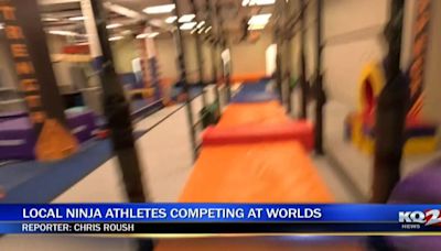 Local youth athletes competing at Ninja Worlds competition