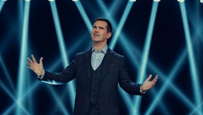 Jimmy Carr, Laugh Funny: an up-yours to civility – delivered with AI joke-bot efficiency