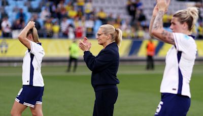 Sarina Wiegman: 'Relieved' England boss demands improvement after Lionesses seal qualification to Euro 2025 - Eurosport