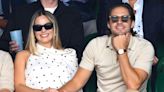 Margot Robbie Is Lovely in a White Polka-Dot Dress at Wimbledon