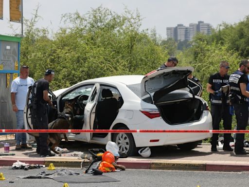 Cuatro heridos en un ataque con coche ariete en el centro de Israel