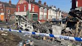 Leeds is left to burn for hours as riot police are driven out