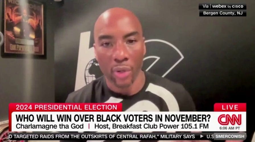 Charlamagne calls Biden ‘Donkey of the Day’ for wearing MAGA hat: 'You got to keep Joe Biden in the basement'