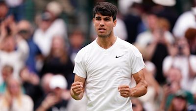 Wimbledon: Carlos Alcaraz makes shaky start against unseeded Australian Aleksandar Vukic