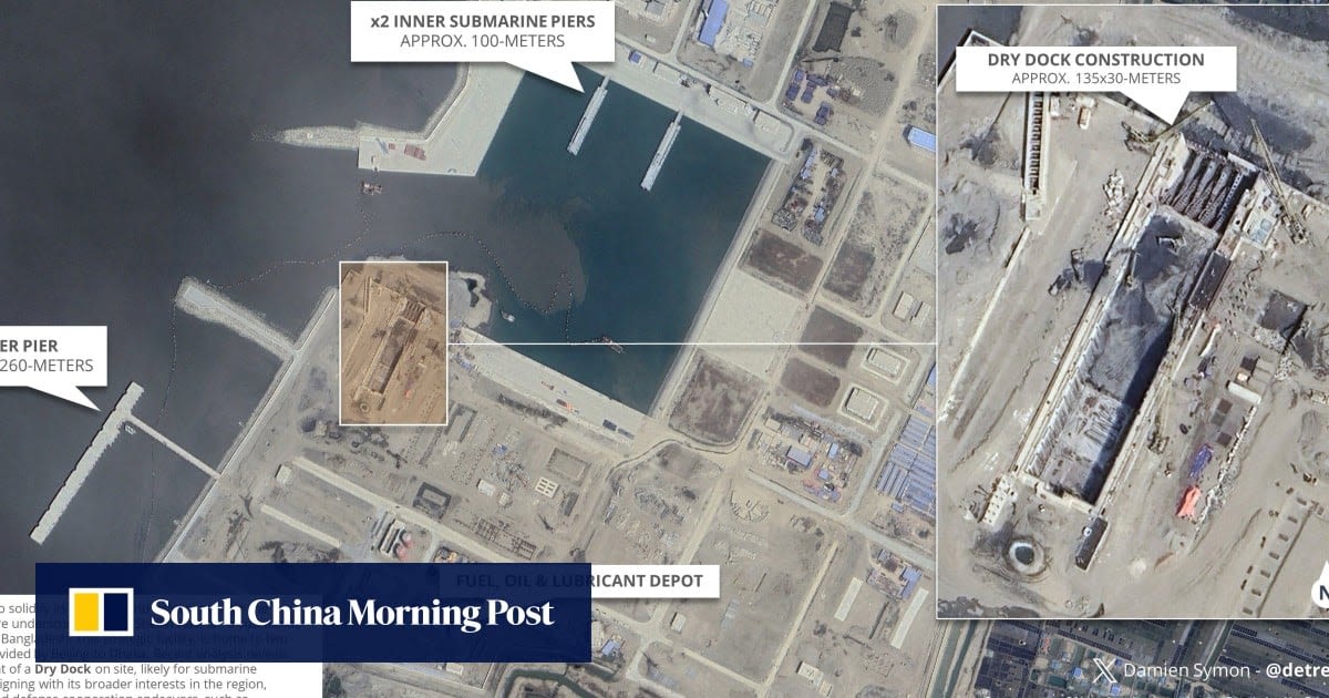 Bangladesh’s China-backed naval dock heightens power play in India’s backyard